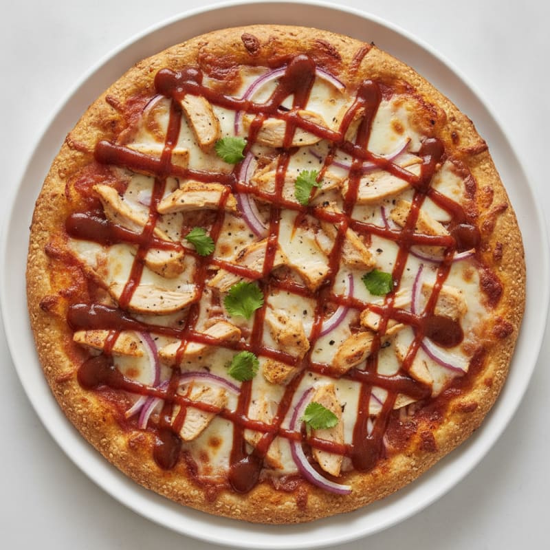 High-Protein BBQ Chicken Pizza