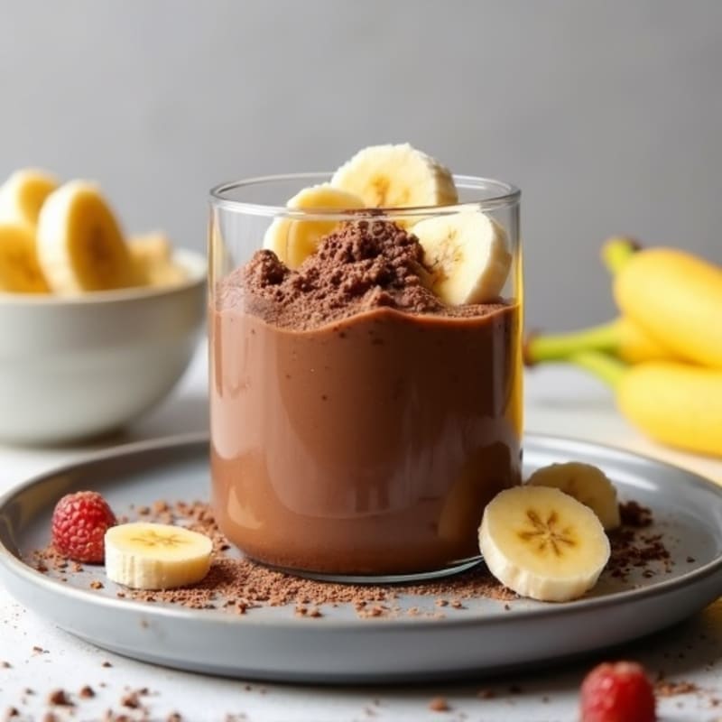 Chocolate Protein Pudding with Chia Seeds