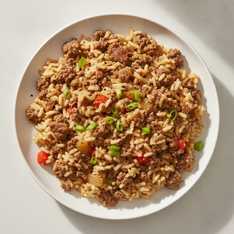 Savory Beef and Rice Skillet