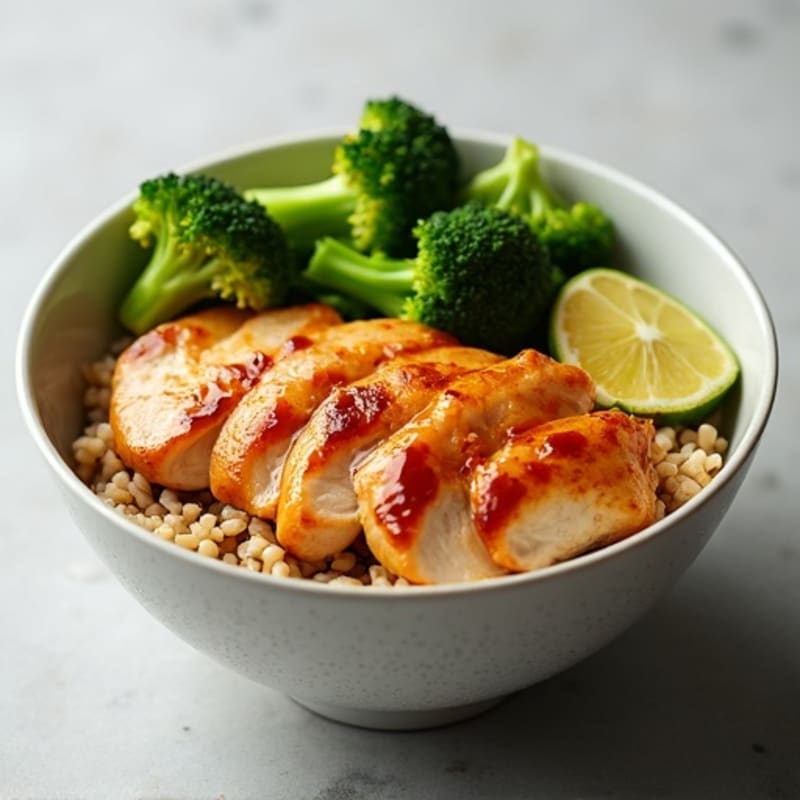 Honey-Garlic Glazed Chicken Rice Bowl