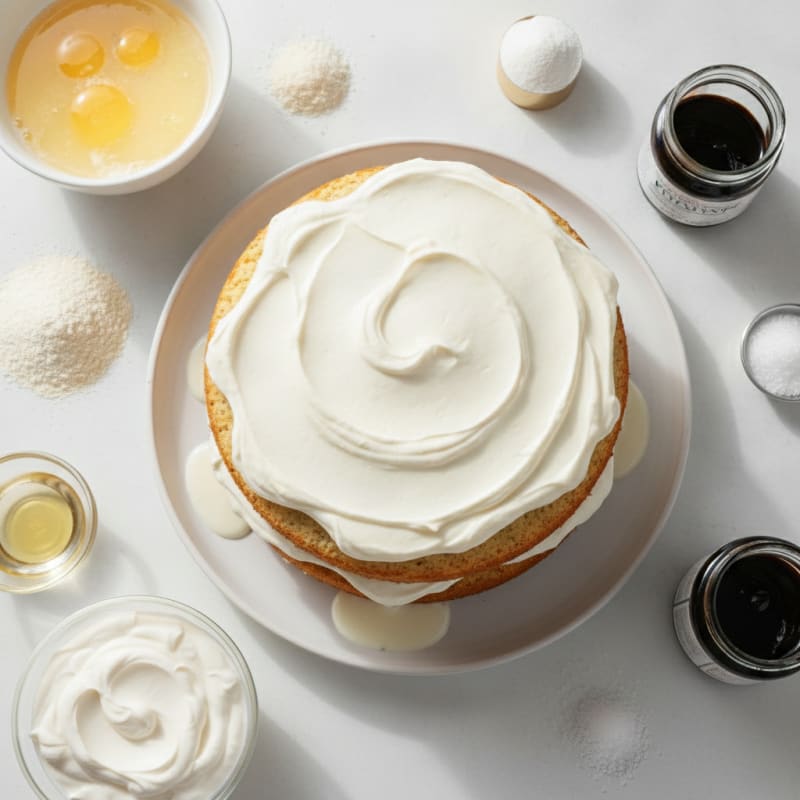 Classic Vanilla Bean Protein Layer Cake