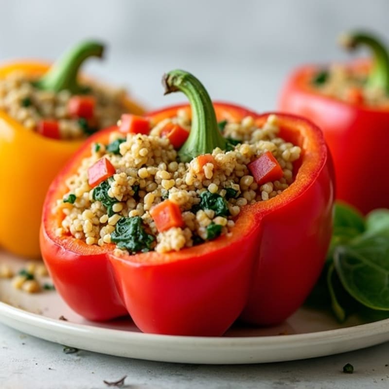 Protein-Packed Turkey Stuffed Bell Peppers