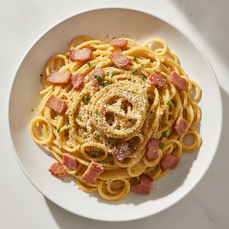 Classic Carbonara with Pancetta and Pecorino