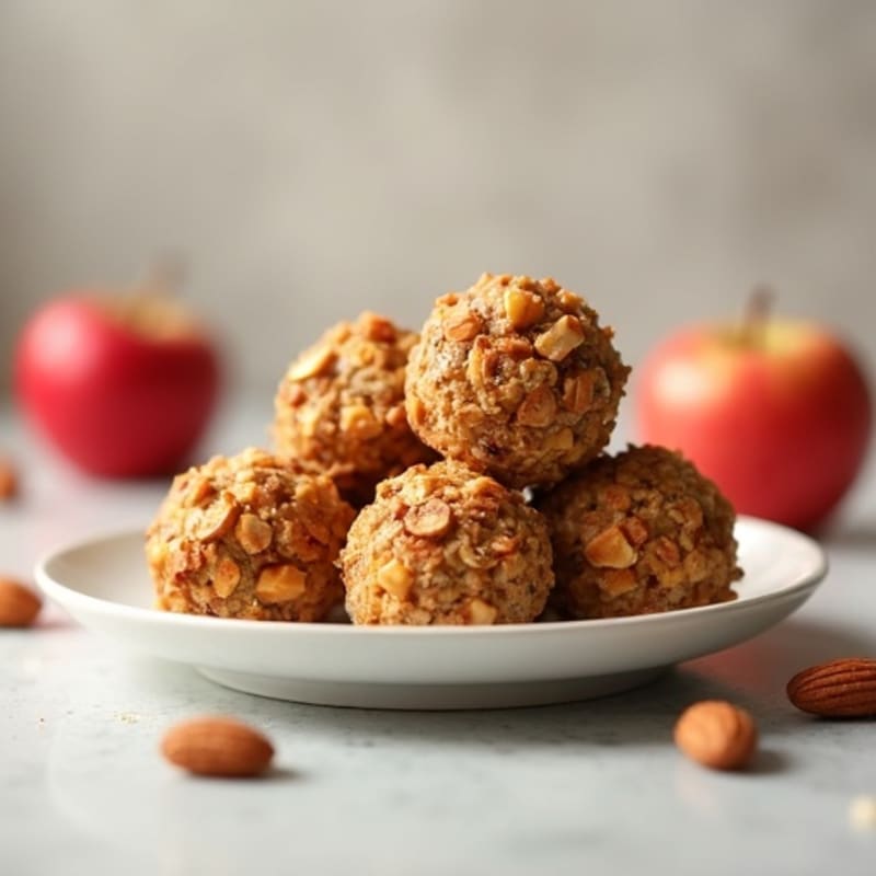 Crunchy Apple-Almond Energy Bites