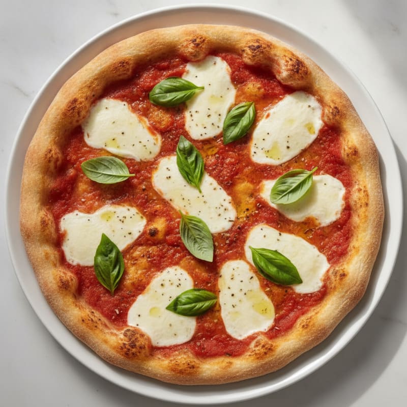 Classic Margherita Pizza with Fresh Basil