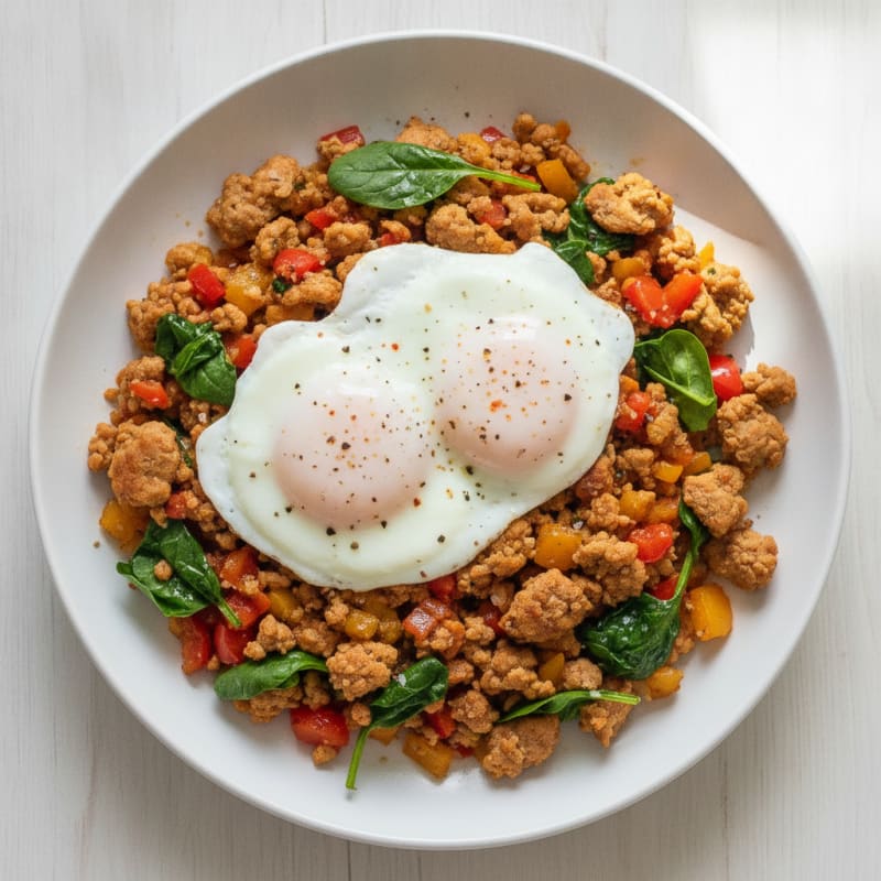 Hearty Breakfast Skillet with Eggs