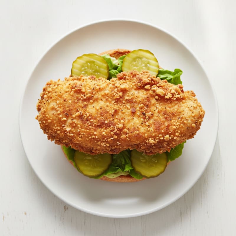 Buttermilk Fried Chicken Sandwich with Pickles