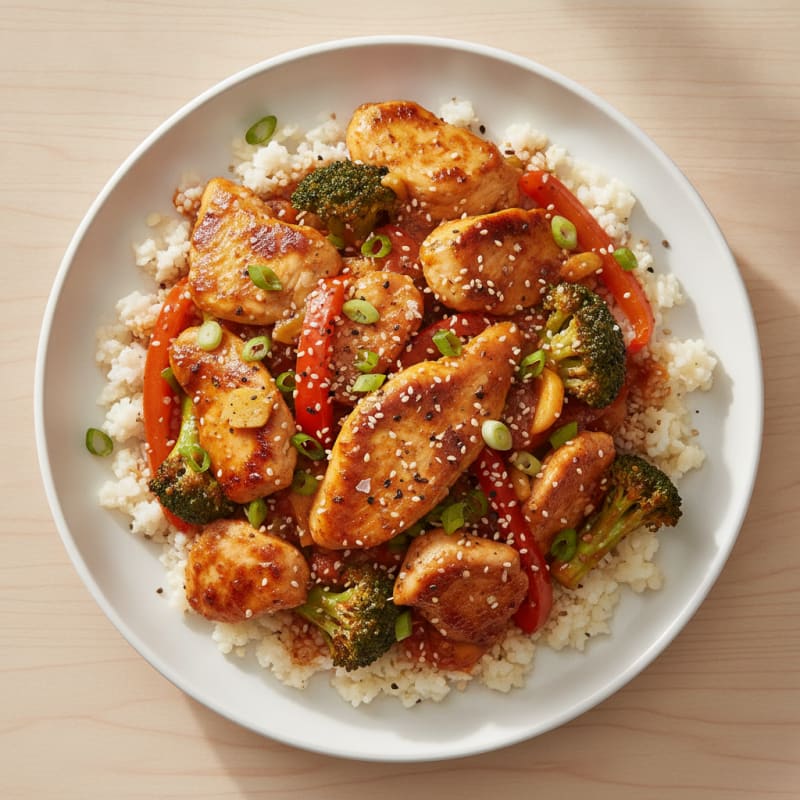 Spicy Gochujang Chicken Stir-Fry