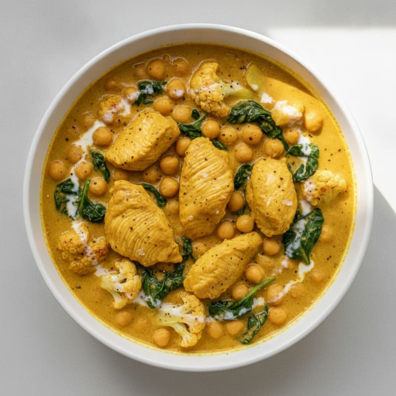 Turmeric Chickpea and Vegetable Curry