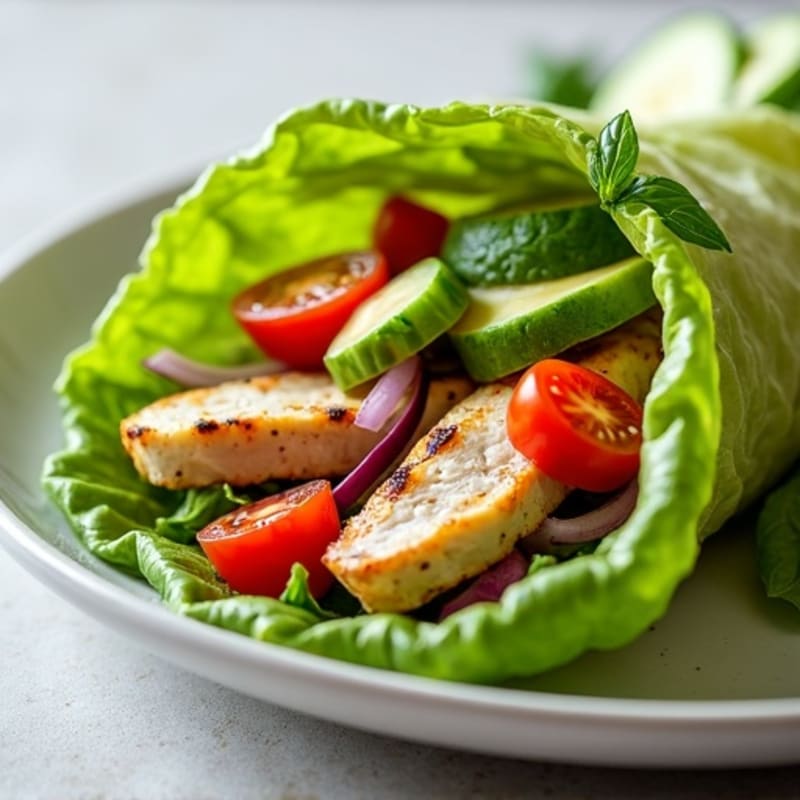 Herb-Grilled Chicken Lettuce Wrap