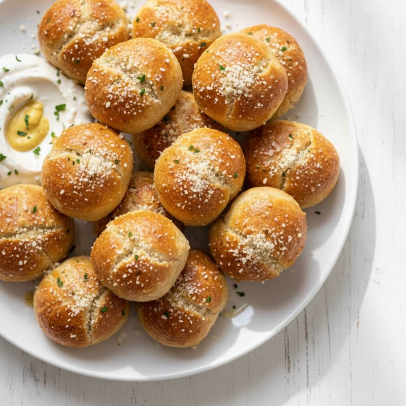Garlic Parmesan Pretzel Bites