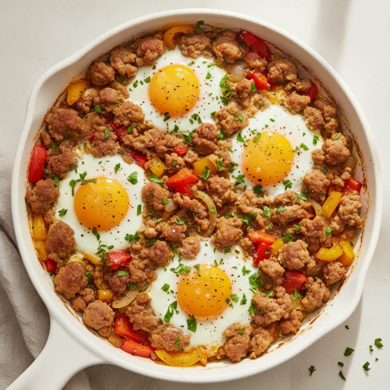 Sausage and Egg Breakfast Skillet