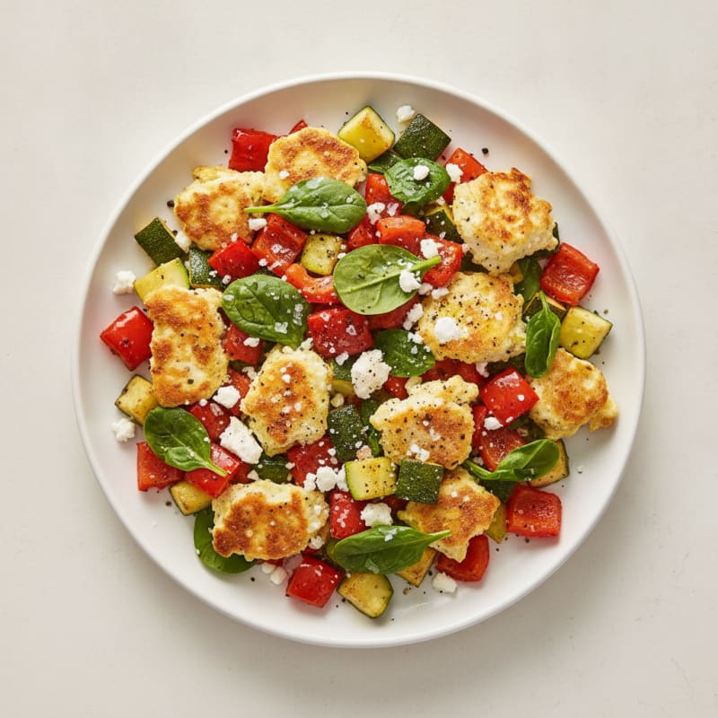 Sheet Pan Eggs with Roasted Vegetables