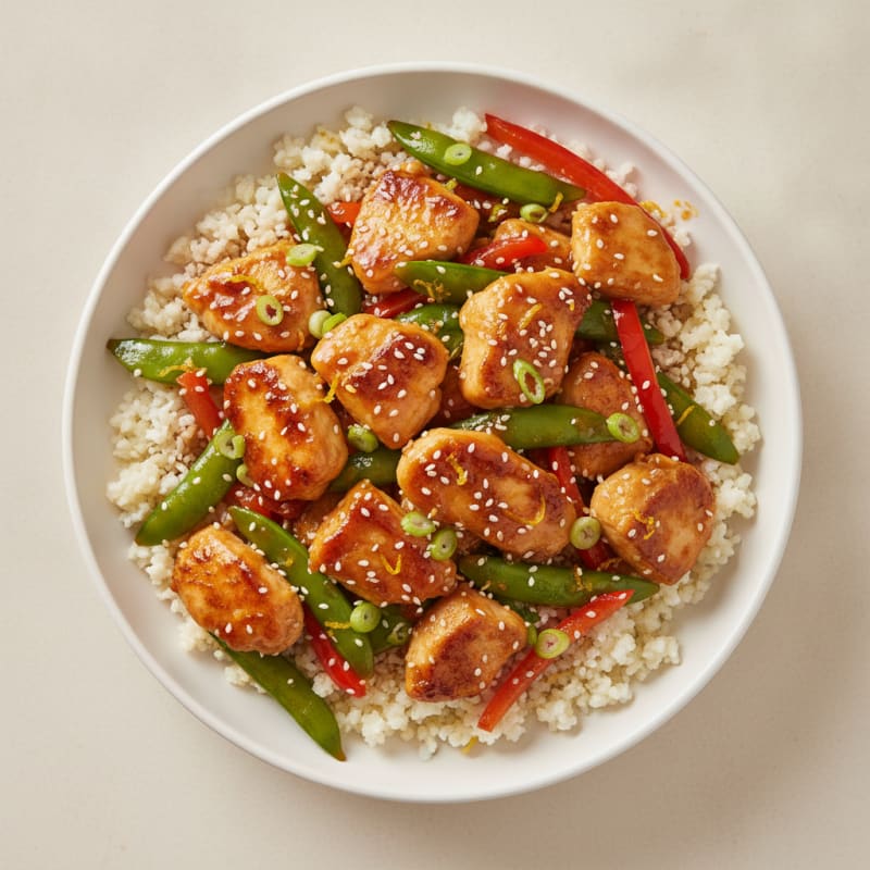 Orange Glazed Chicken Stir-Fry