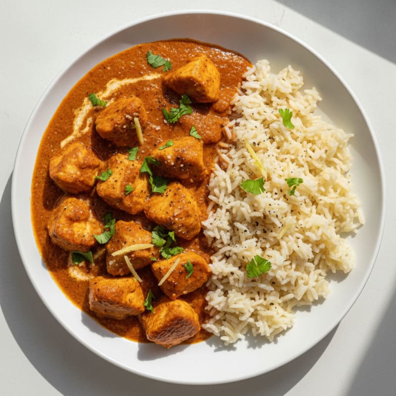 Chicken Tikka Masala with Basmati Rice