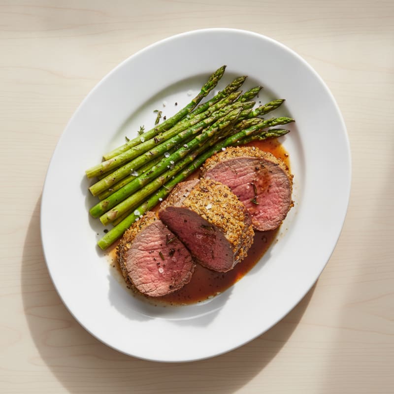 Garlic Herb Roasted Beef Tenderloin