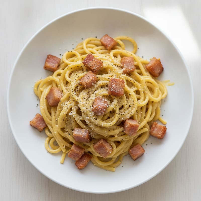 Classic Carbonara with Pancetta
