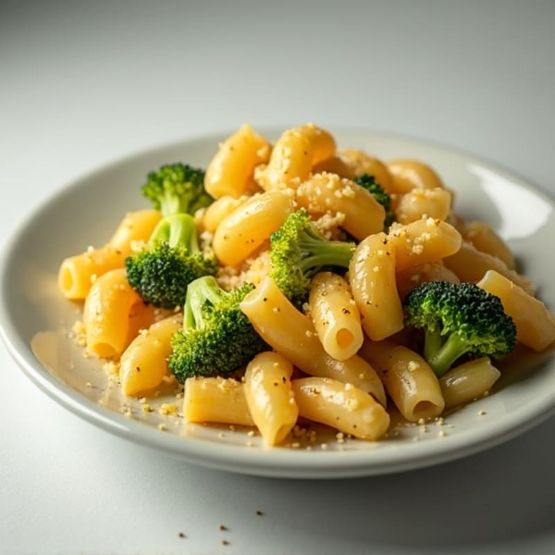 Lean Ground Turkey and Broccoli Baked Macaroni and Cheese