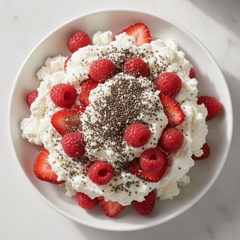 Greek Yogurt Protein Parfait with Berries