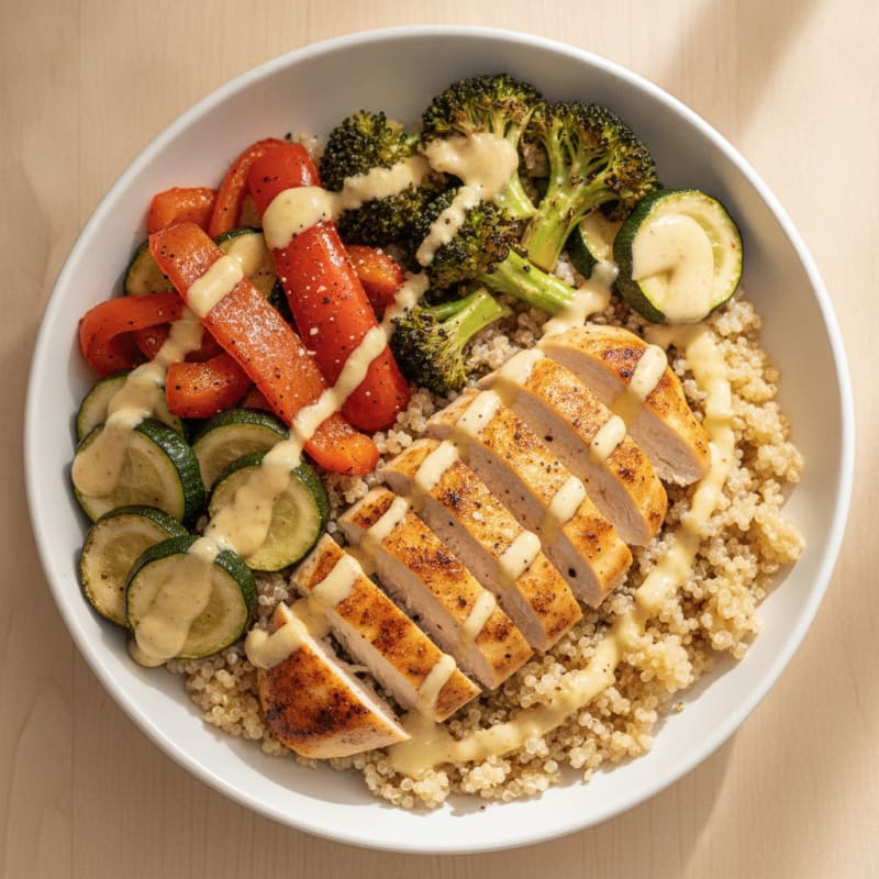 Chicken and Veggie Power Bowl