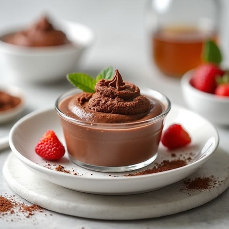 Cottage Cheese Chocolate Protein Pudding