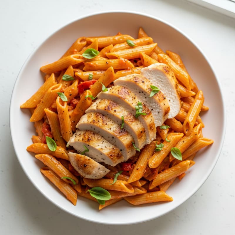 Creamy Roasted Red Pepper Pasta