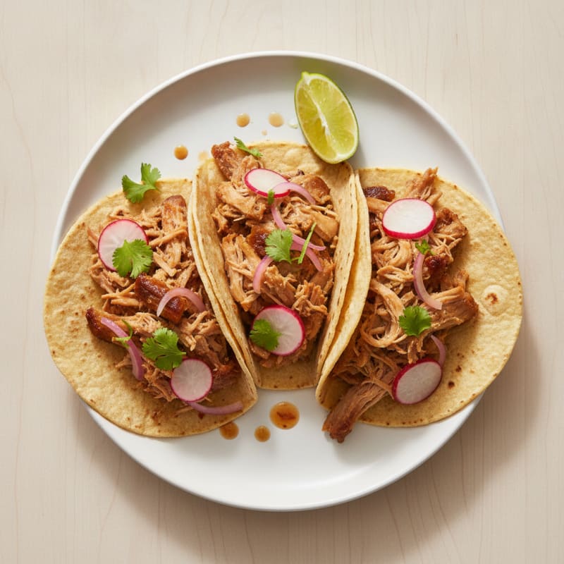Slow Cooker Pork Carnitas Tacos