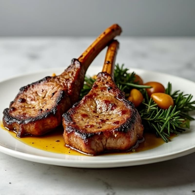 Rosemary-Garlic Grilled Lamb Chops