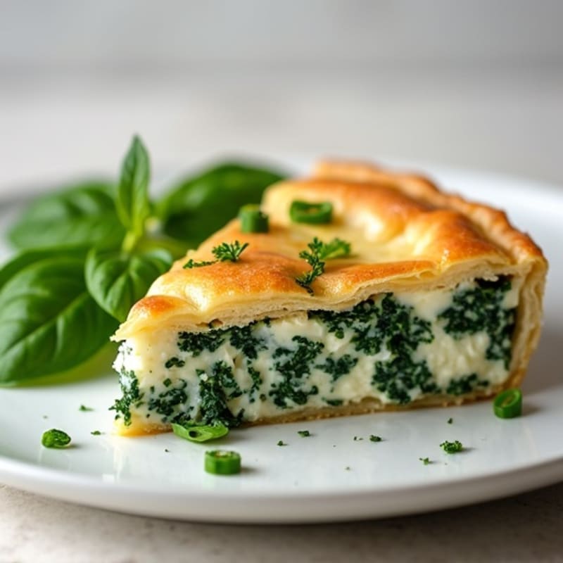 Protein-Packed Ricotta Spinach Pie