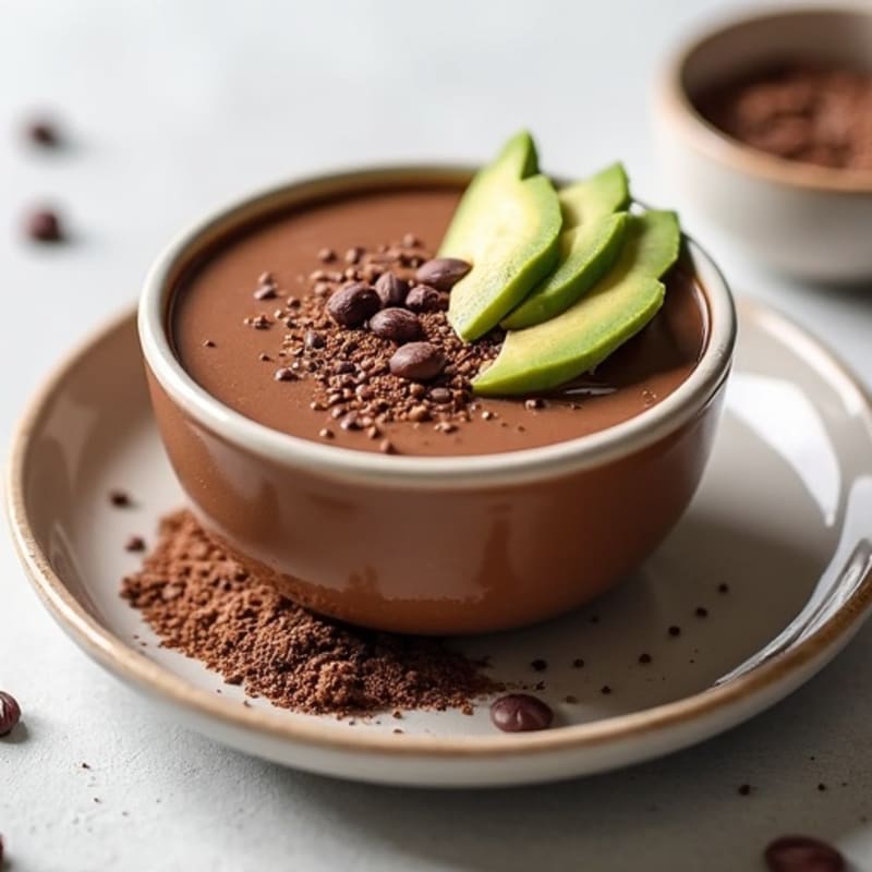 Silky Chocolate Protein Pudding with Chia Seeds