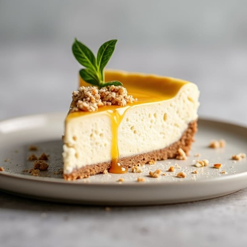Creamy Greek Yogurt Protein Cheesecake