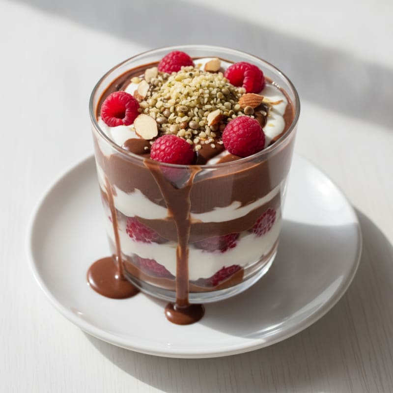 Sugar-Free Chocolate Pudding Parfait