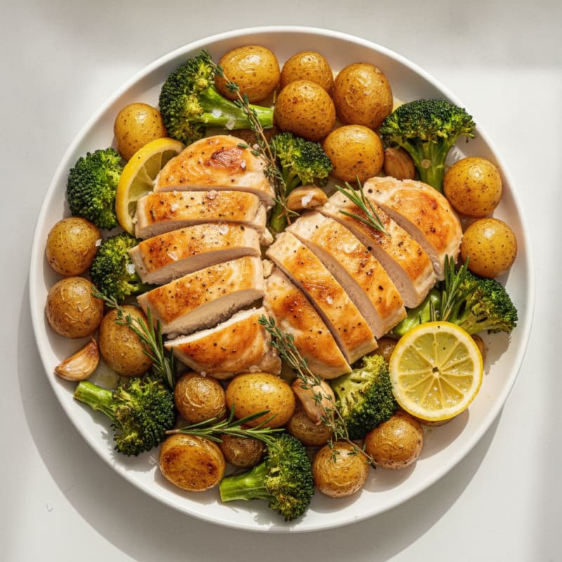 Sheet Pan Lemon Herb Chicken
