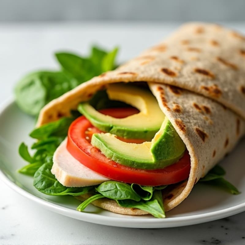 Fresh Turkey Avocado Wrap