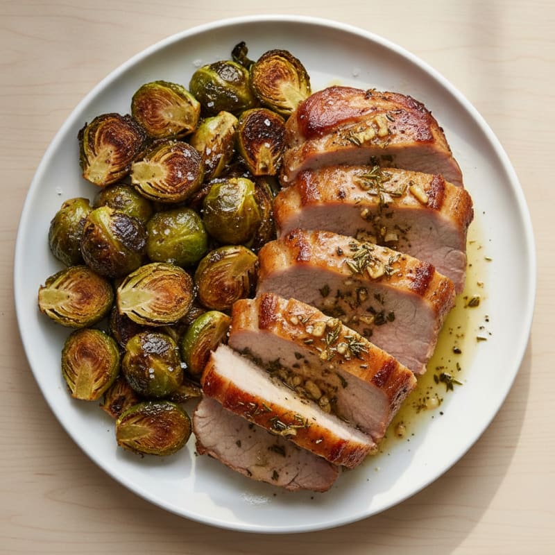 Garlic Herb Roasted Pork Loin