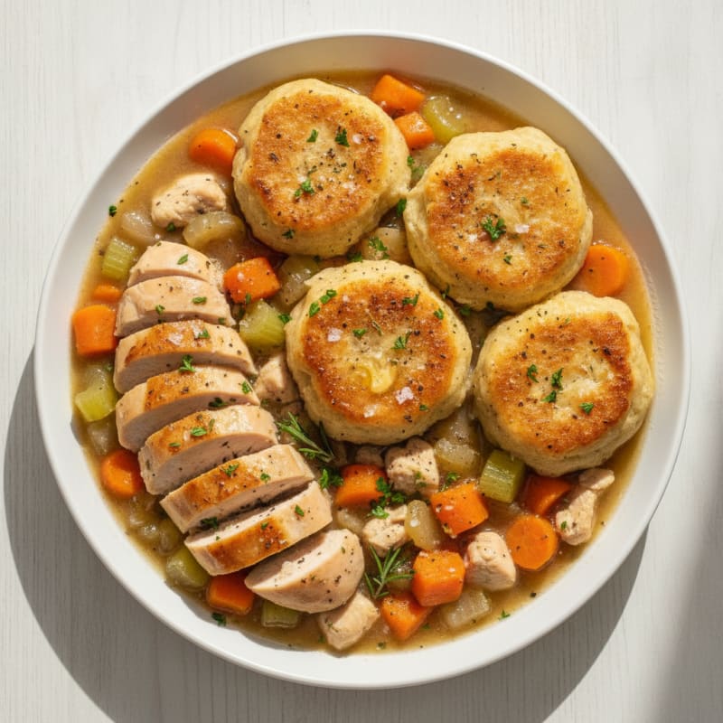Homestyle Chicken and Herb Dumplings