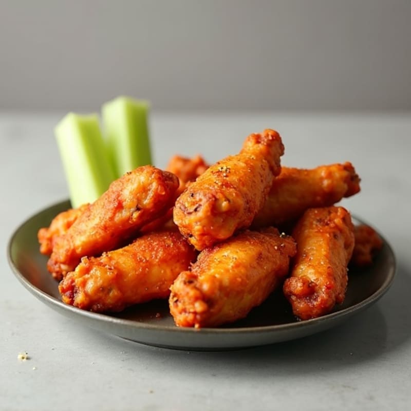 Crispy Baked Buffalo Chicken Wings