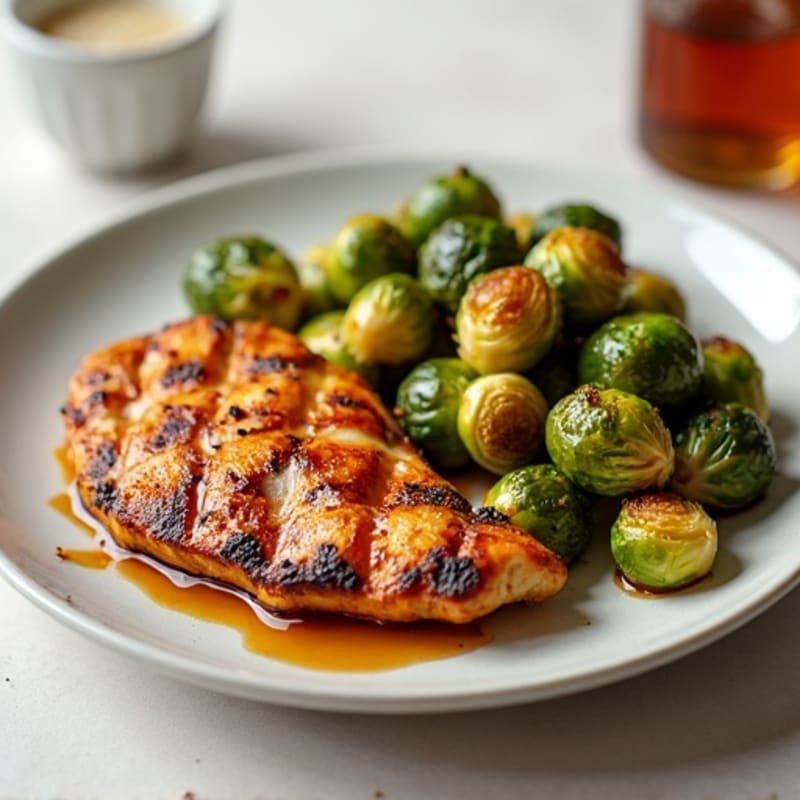 Honey-Balsamic Glazed Crispy Brussels Sprouts