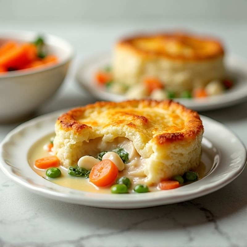 Healthy Creamy Chicken Pot Pie