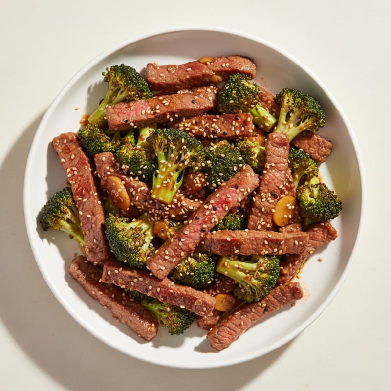 Sesame Beef and Broccoli Stir-Fry