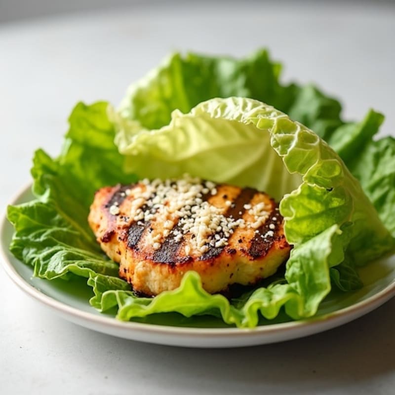 Grilled Chicken Caesar Lettuce Wrap