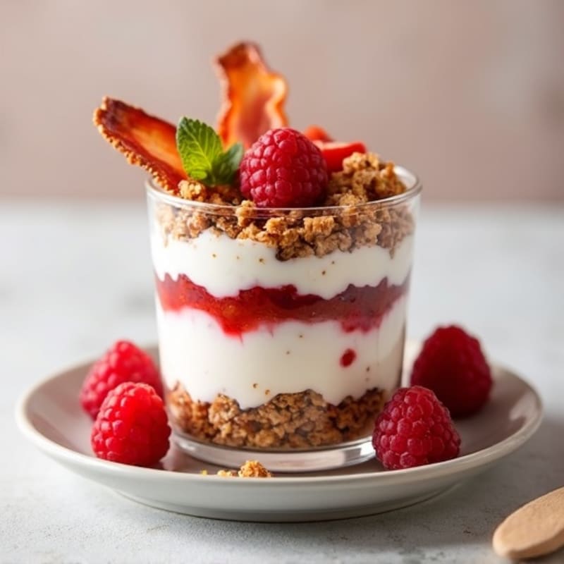 Creamy Protein BLT Yogurt Parfait
