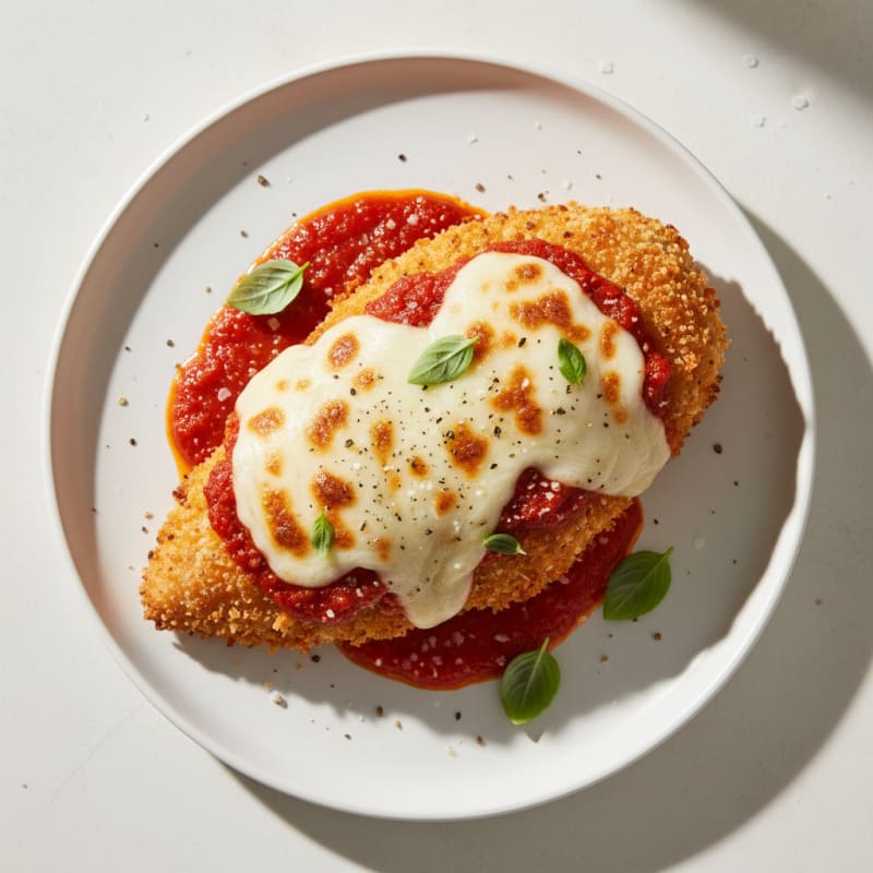 Baked Chicken Parmesan with Marinara