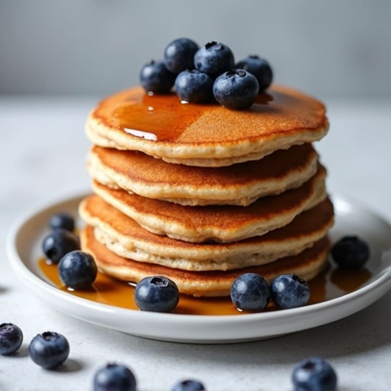 Protein-Packed Fluffy Berry Pancakes