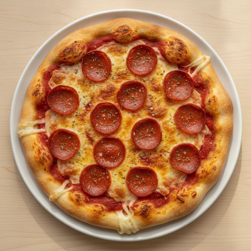 Pepperoni Stuffed Crust Pizza