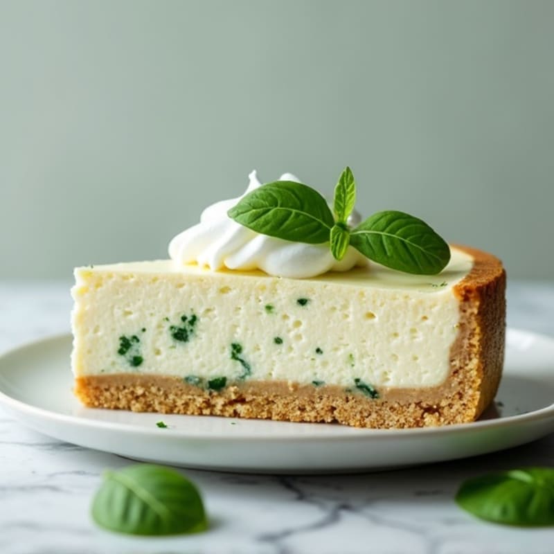 Creamy Protein Cheesecake with Greek Yogurt and Spinach