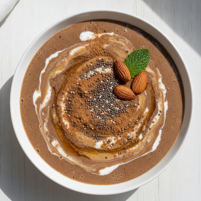 Coffee Almond Protein Smoothie