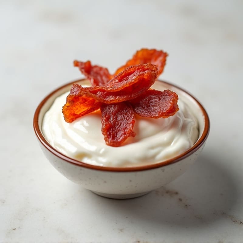 Greek Yogurt with Diced Lean Beef Jerky