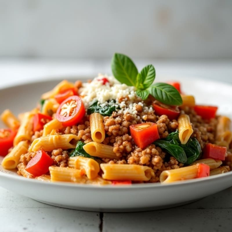 Protein-Packed Turkey and Veggie Baked Ziti