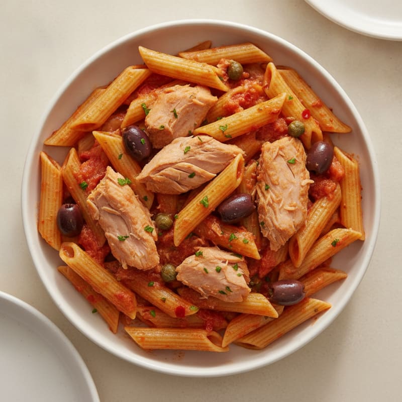 Tuna Puttanesca Gluten-Free Pasta